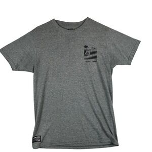 Howitzer Mens Viking Warrior Til Valhalla Graphic T-Shirt Grey Size M